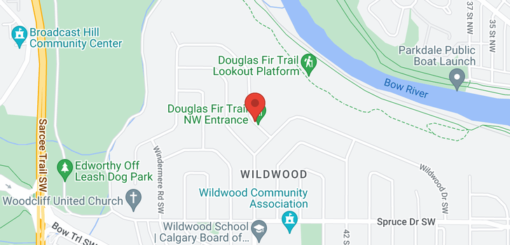 map of 207 WILDWOOD DR SW